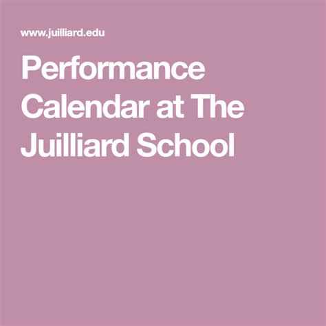 juilliard performance calendar 2023.